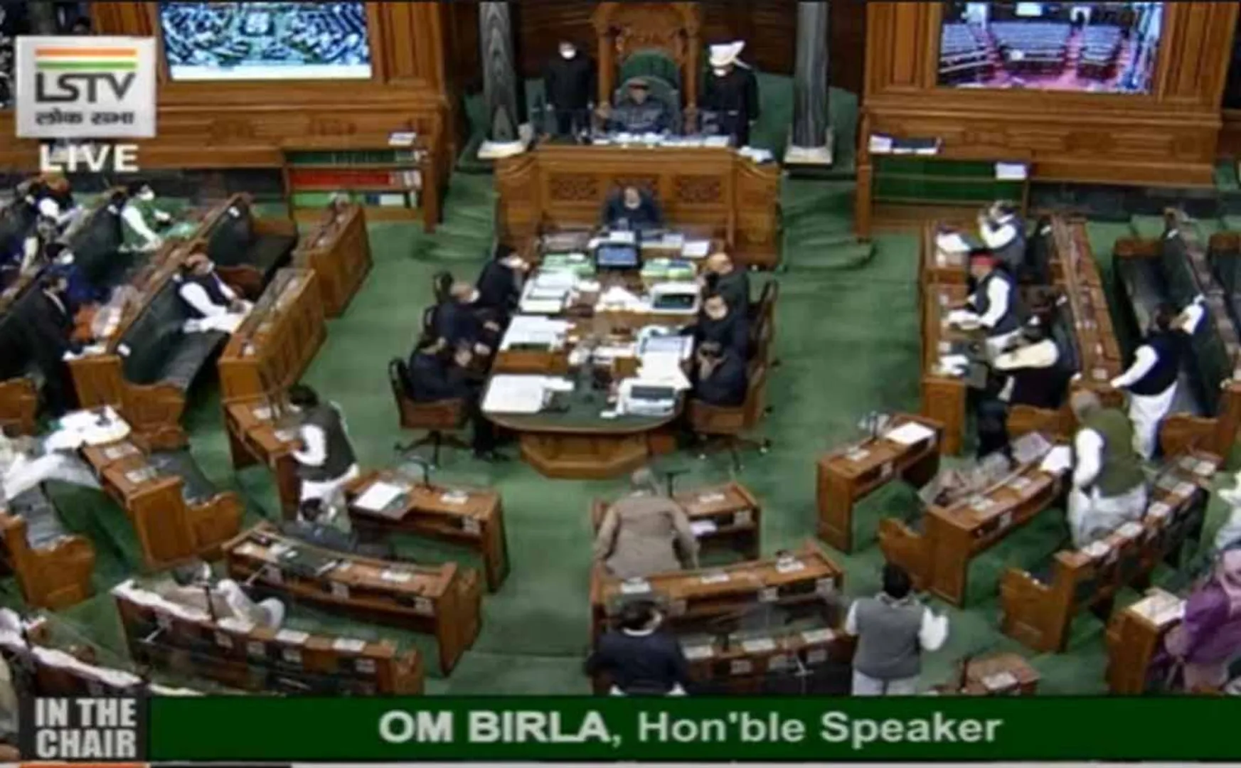 parliament lok sabha adjourned speaker 
